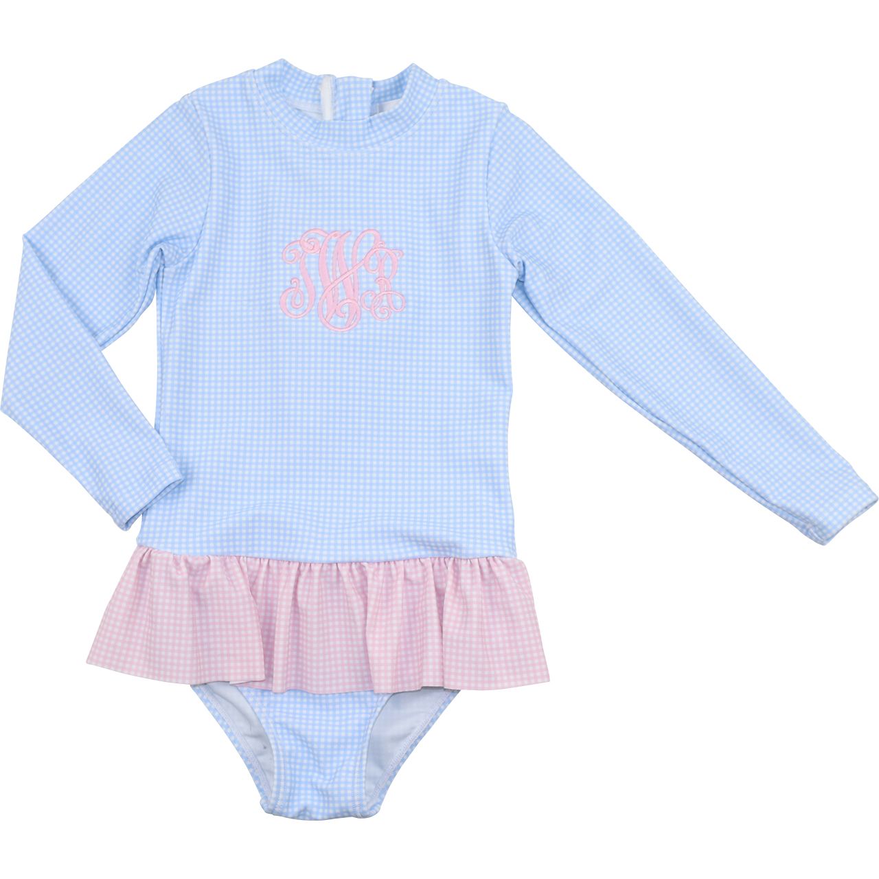 Gingham Ruffle Swimsuit