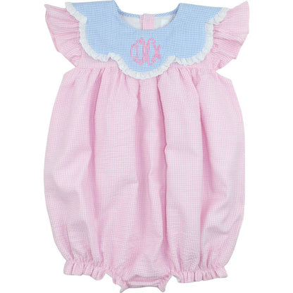 Gingham Seersucker Eyelet Bubble