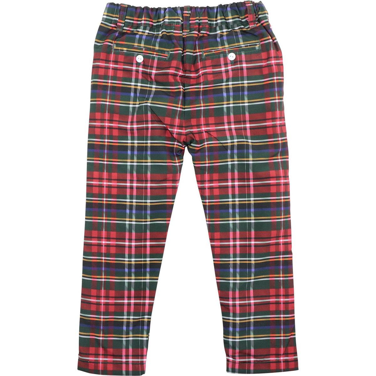 Green And Red Plaid Pants