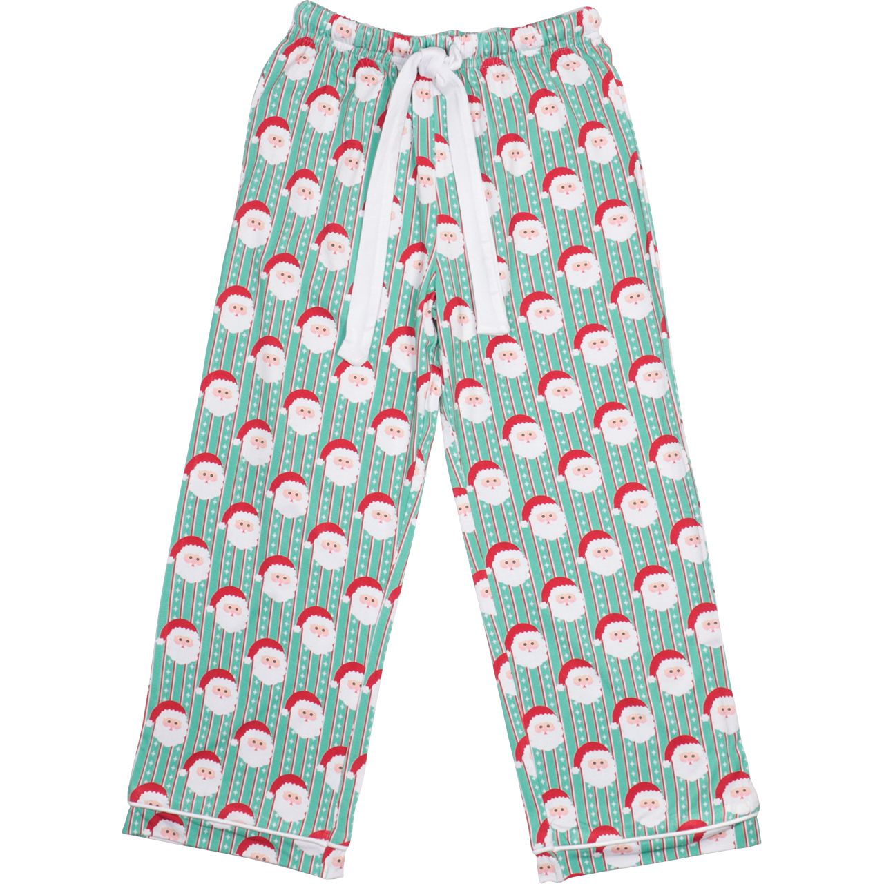 Green Knit Santa Pajama Pants