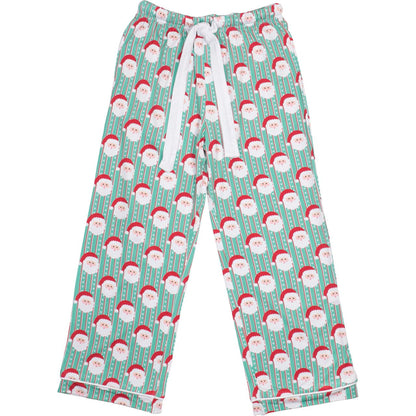 Green Knit Santa Pajama Pants
