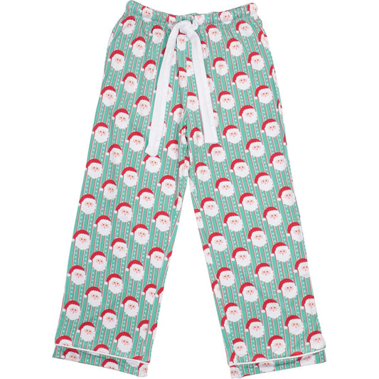 Green Knit Santa Pajama Pants