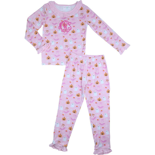 Happy Halloween Knit Pajamas