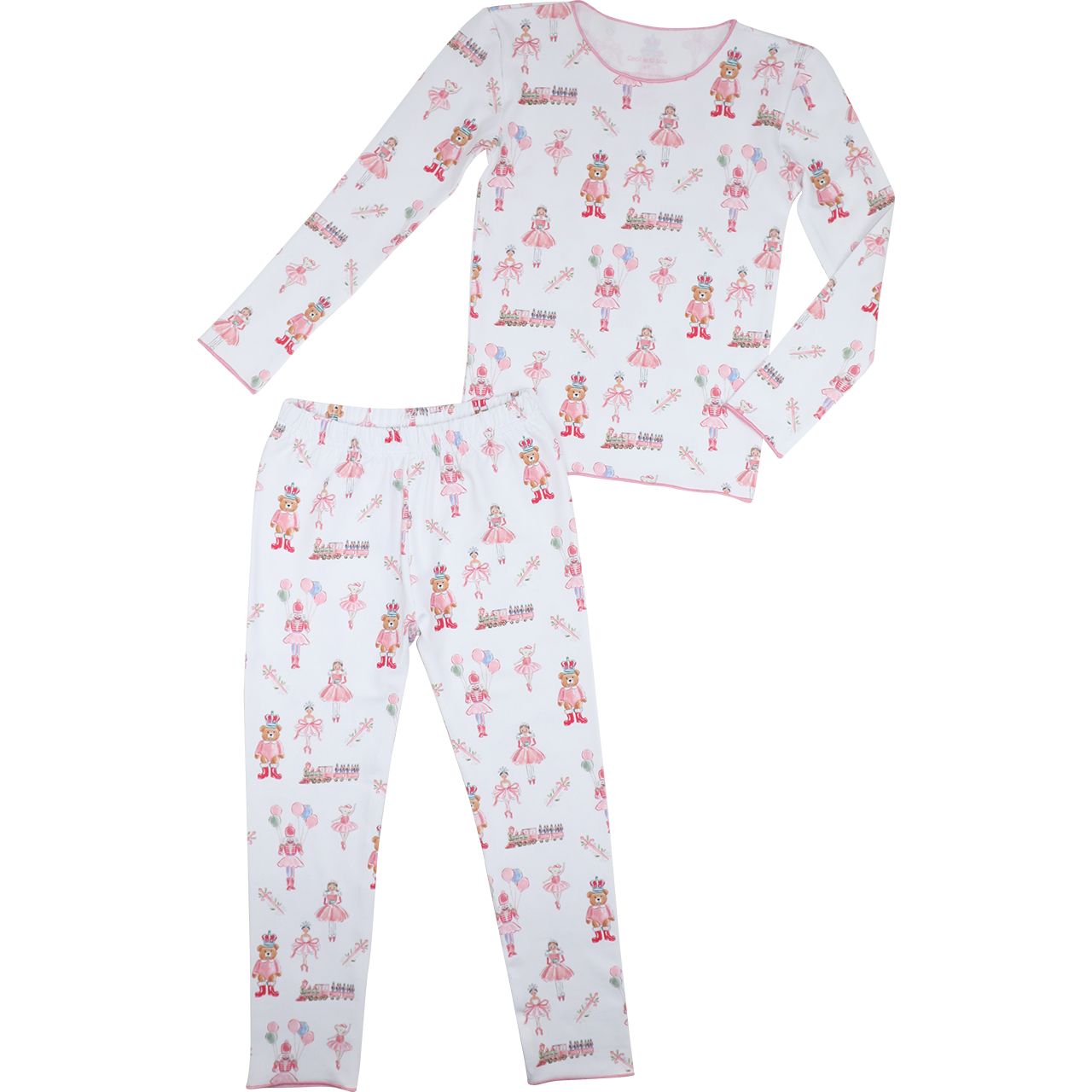 Holiday Ballerina Knit Pajamas
