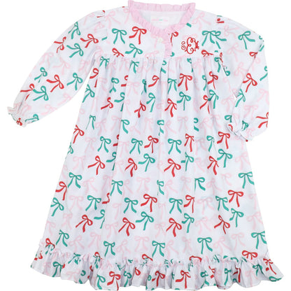 Holiday Bow Print Night Gown