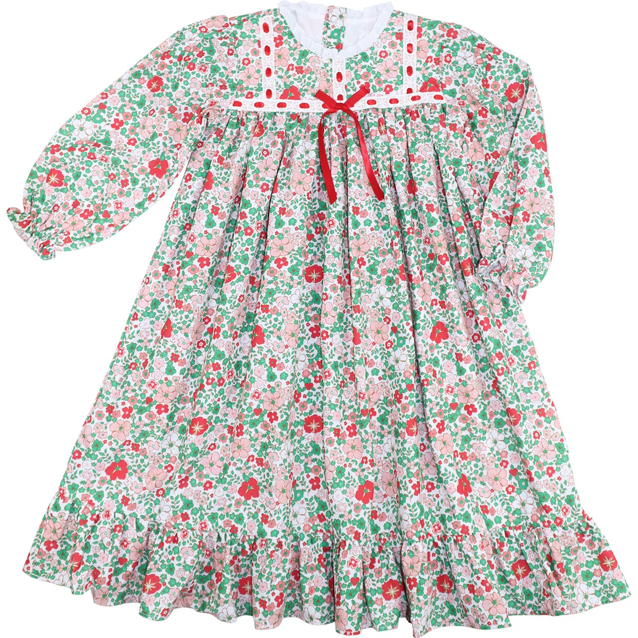 Holiday Floral Night Gown