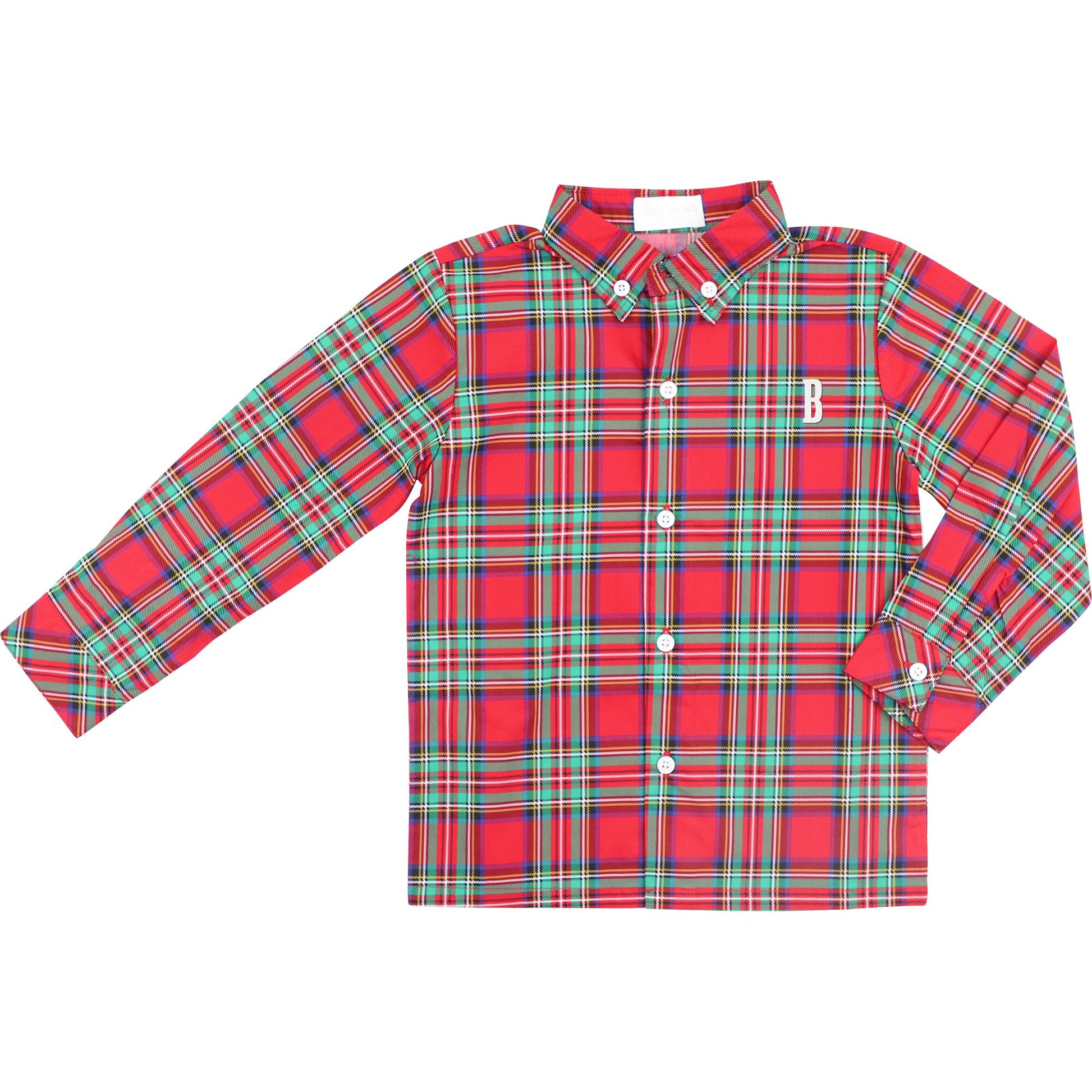 Holiday Plaid Button Down Shirt