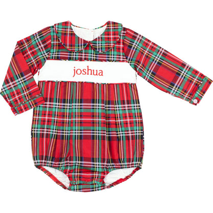 Holiday Plaid Insert Bubble