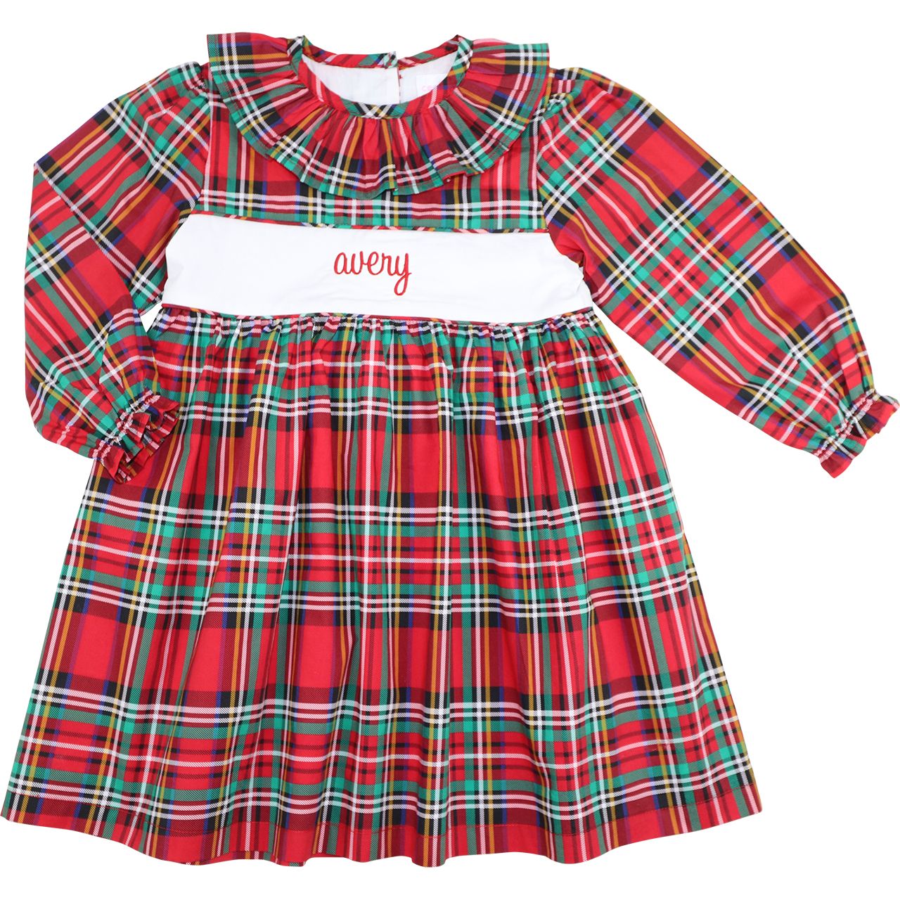 Holiday Plaid Insert Dress