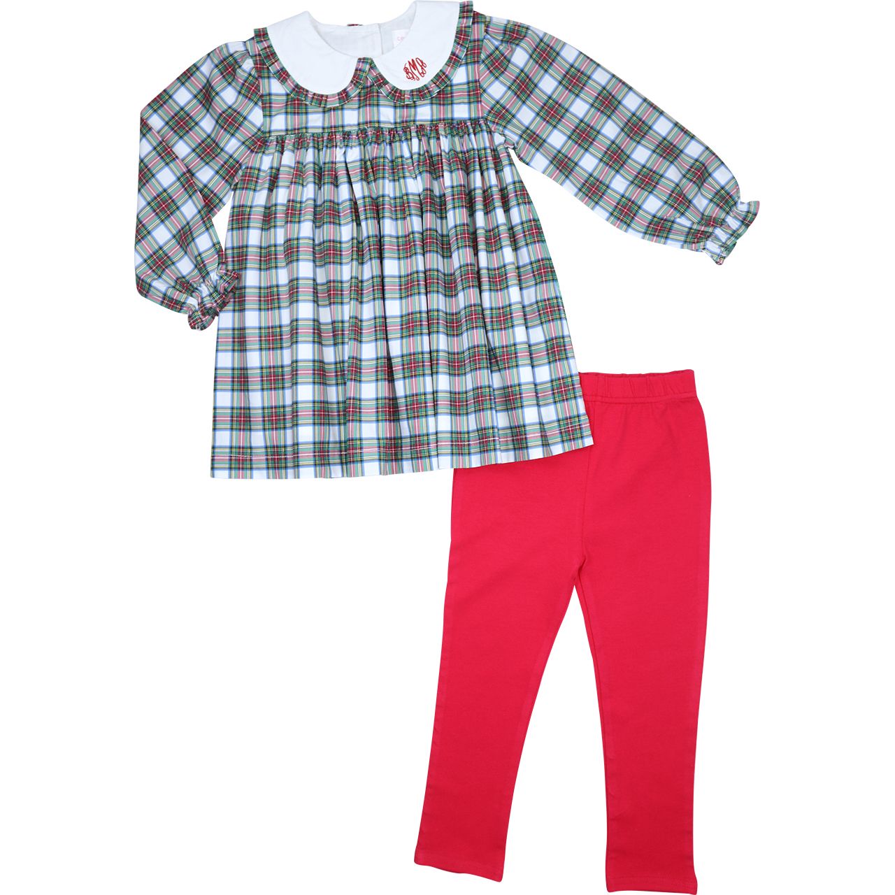 Holiday Plaid Legging Set