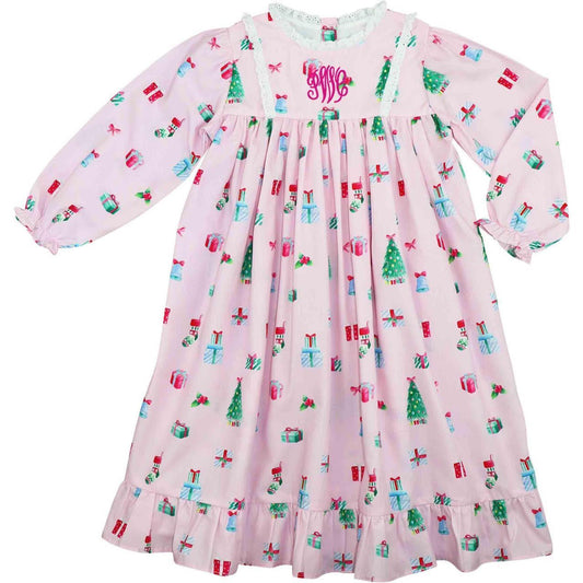 Holiday Print Nightgown
