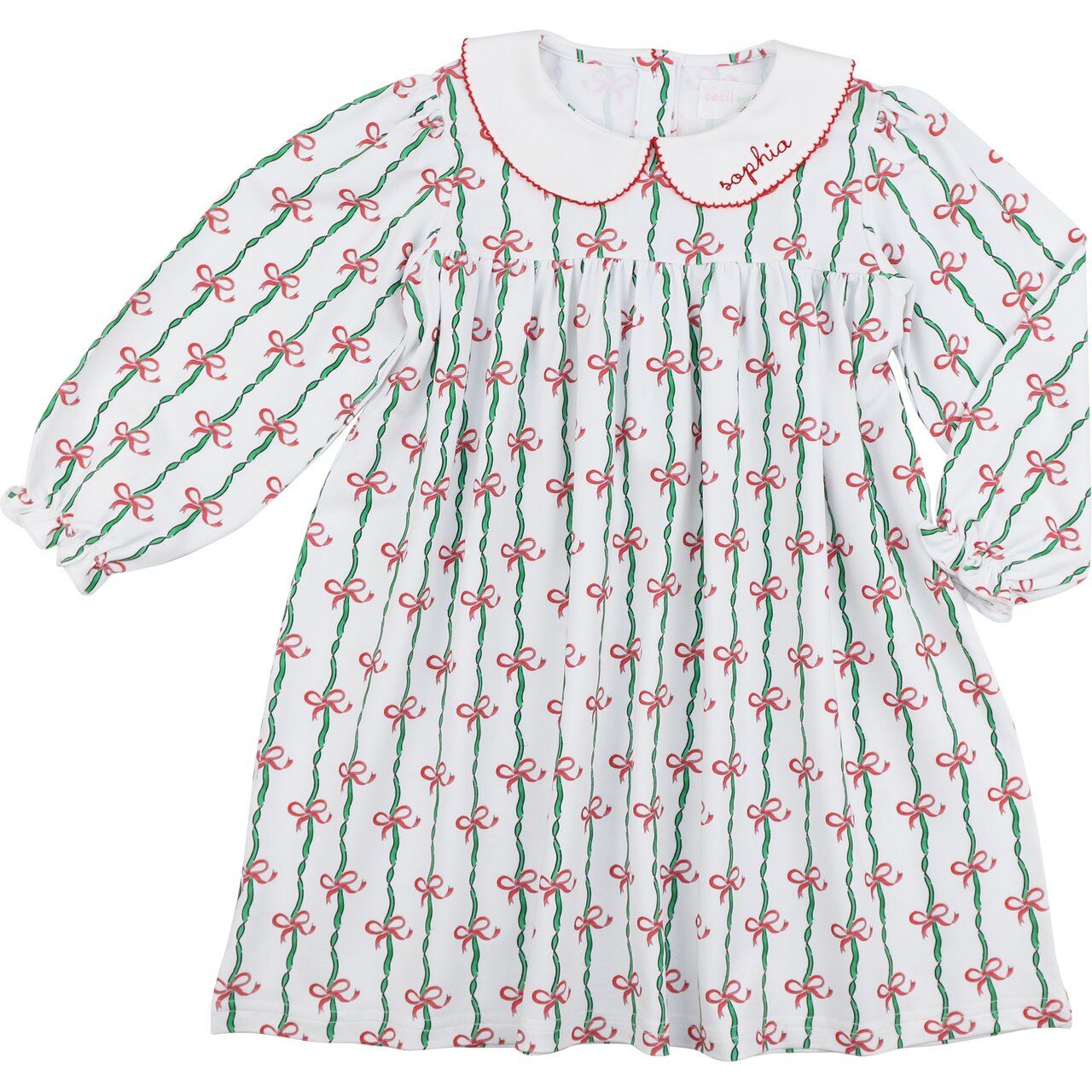 Holiday Ribbon Knit Dress