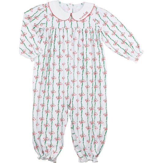 Holiday Ribbon Knit Long Bubble