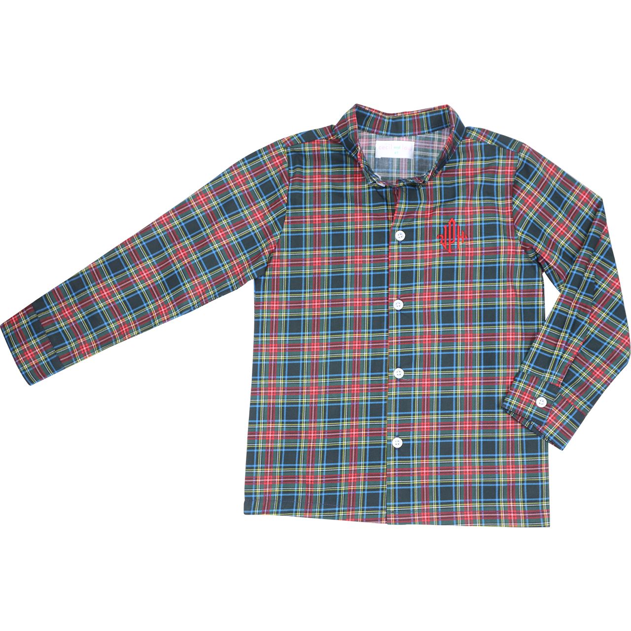 Holiday Tartan Plaid Button Down Shirt