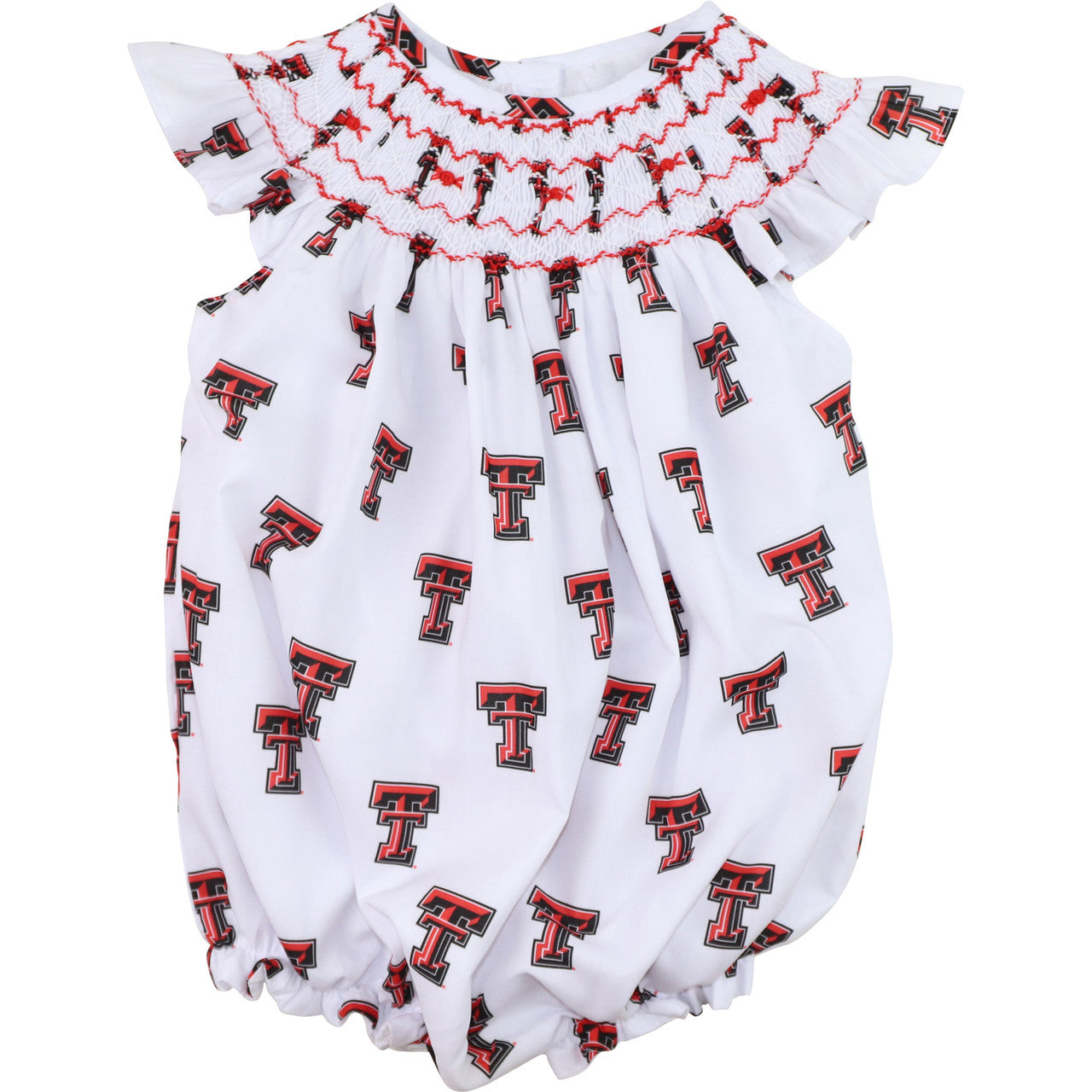 Officially Licensed by FOSTER Smocked Texas Tech Bubble