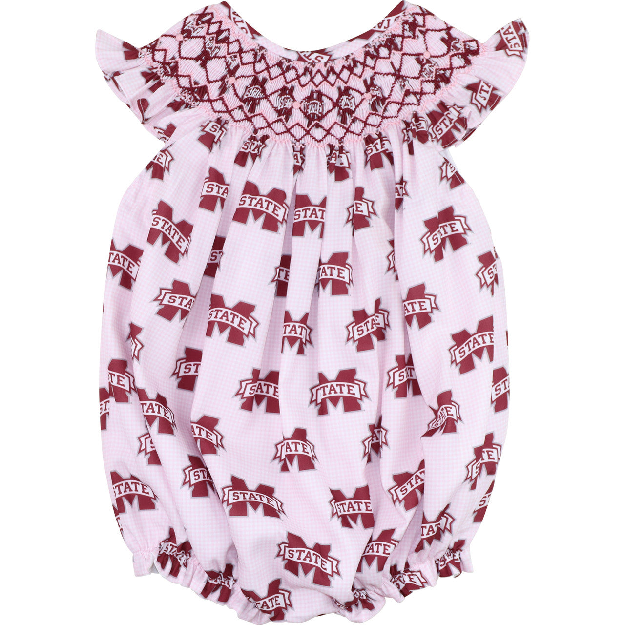 Officially Licensed by FOSTER Smocked Mississippi State Bubble