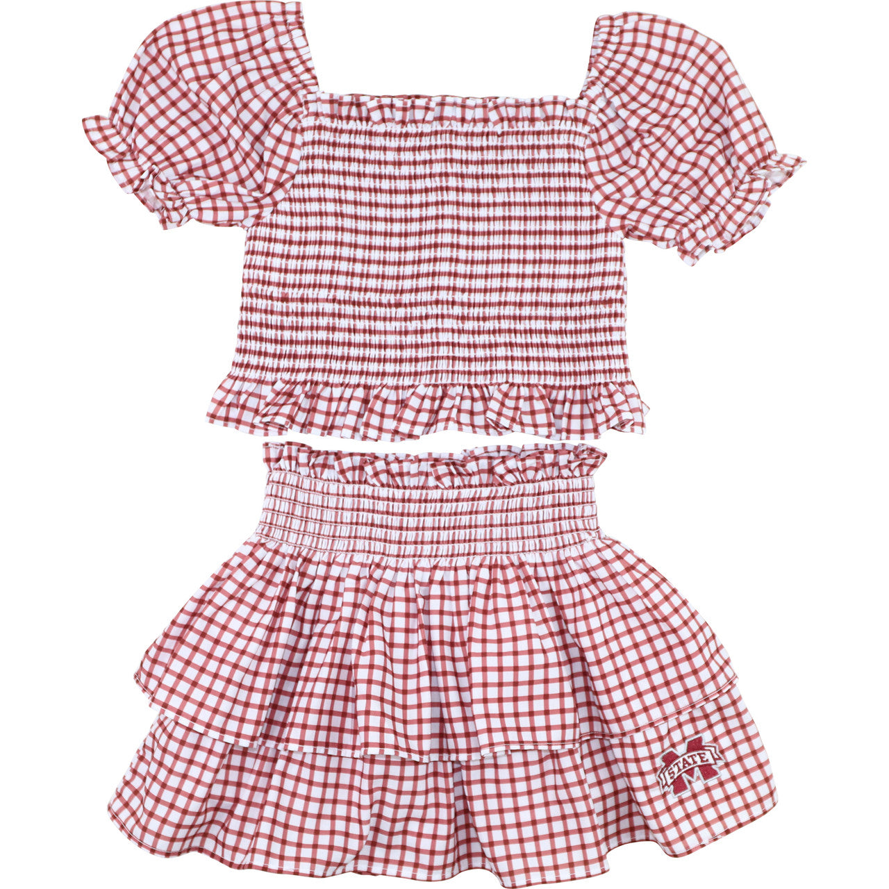 Officially Licensed by FOSTER Knit Mississippi State Skirt Set
