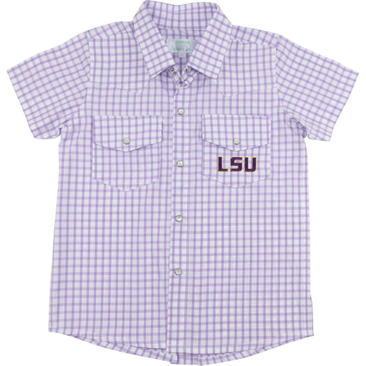 Officially Licensed LSU Pearl Snap Shirt