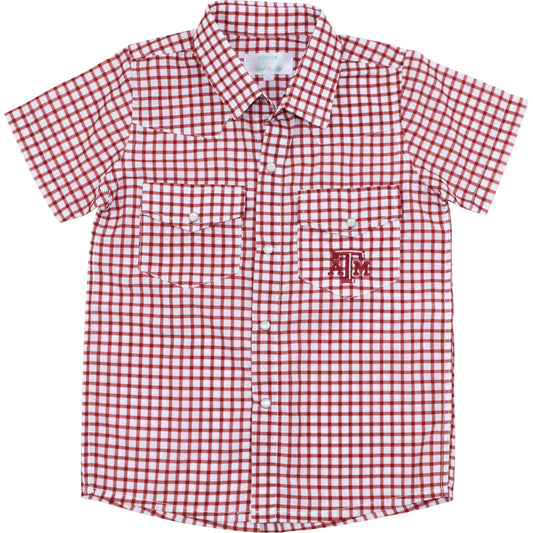 Officially Licensed by FOSTER A&M Pearl Snap Shirt