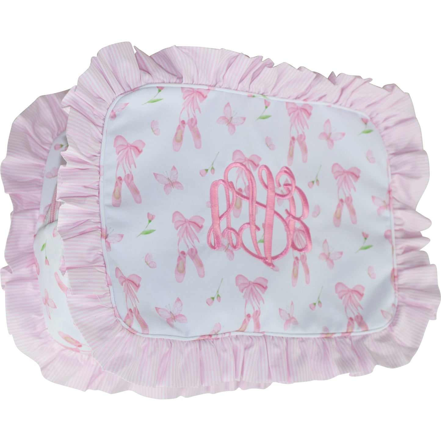 Pink Ballet Ruffle Pouch