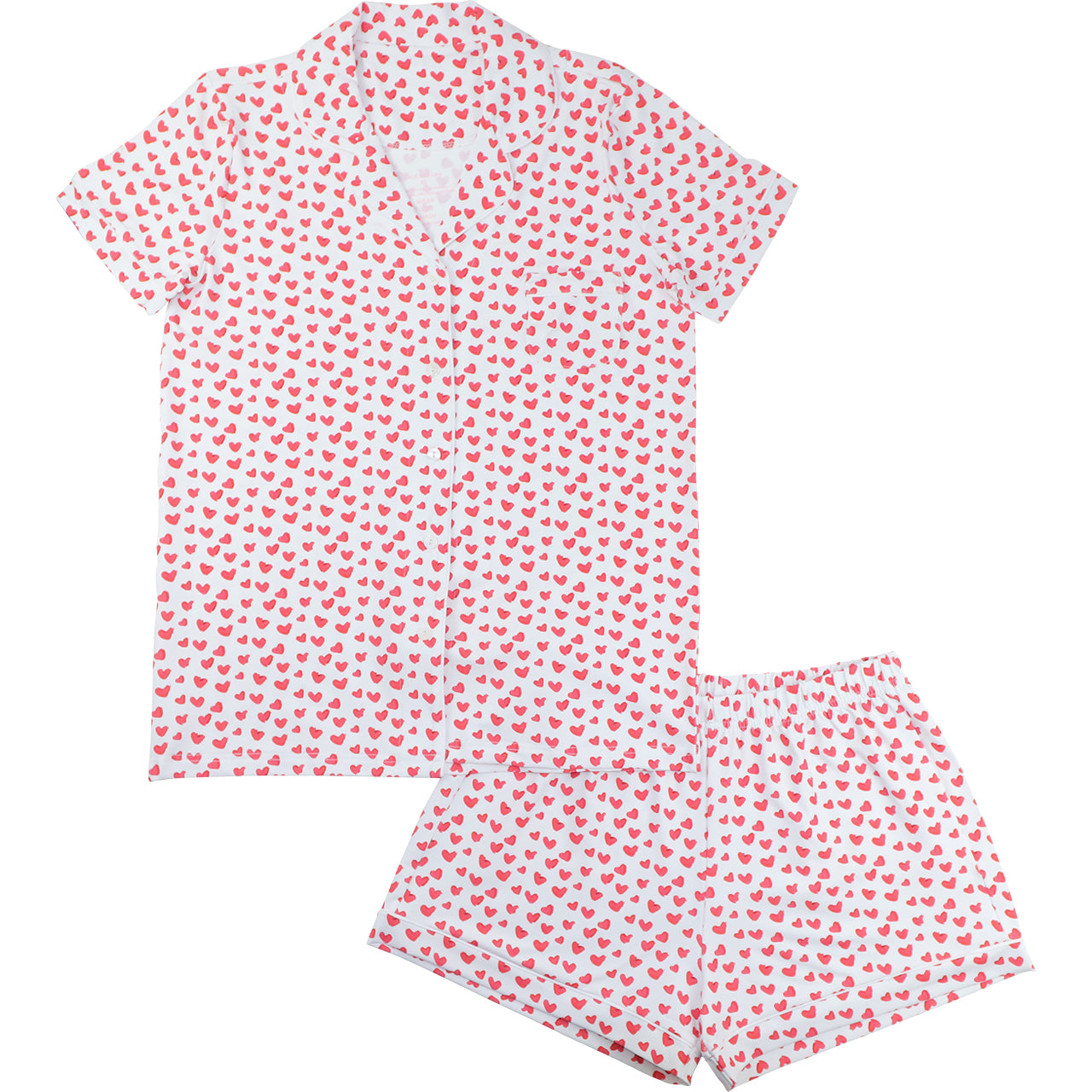Red Heart Knit Pajamas