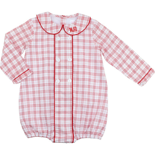 Red Plaid Bubble