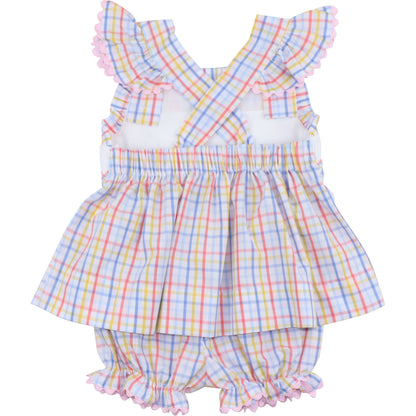 Smocked Ice Cream Diaper Set