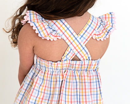 Smocked Ice Cream Diaper Set