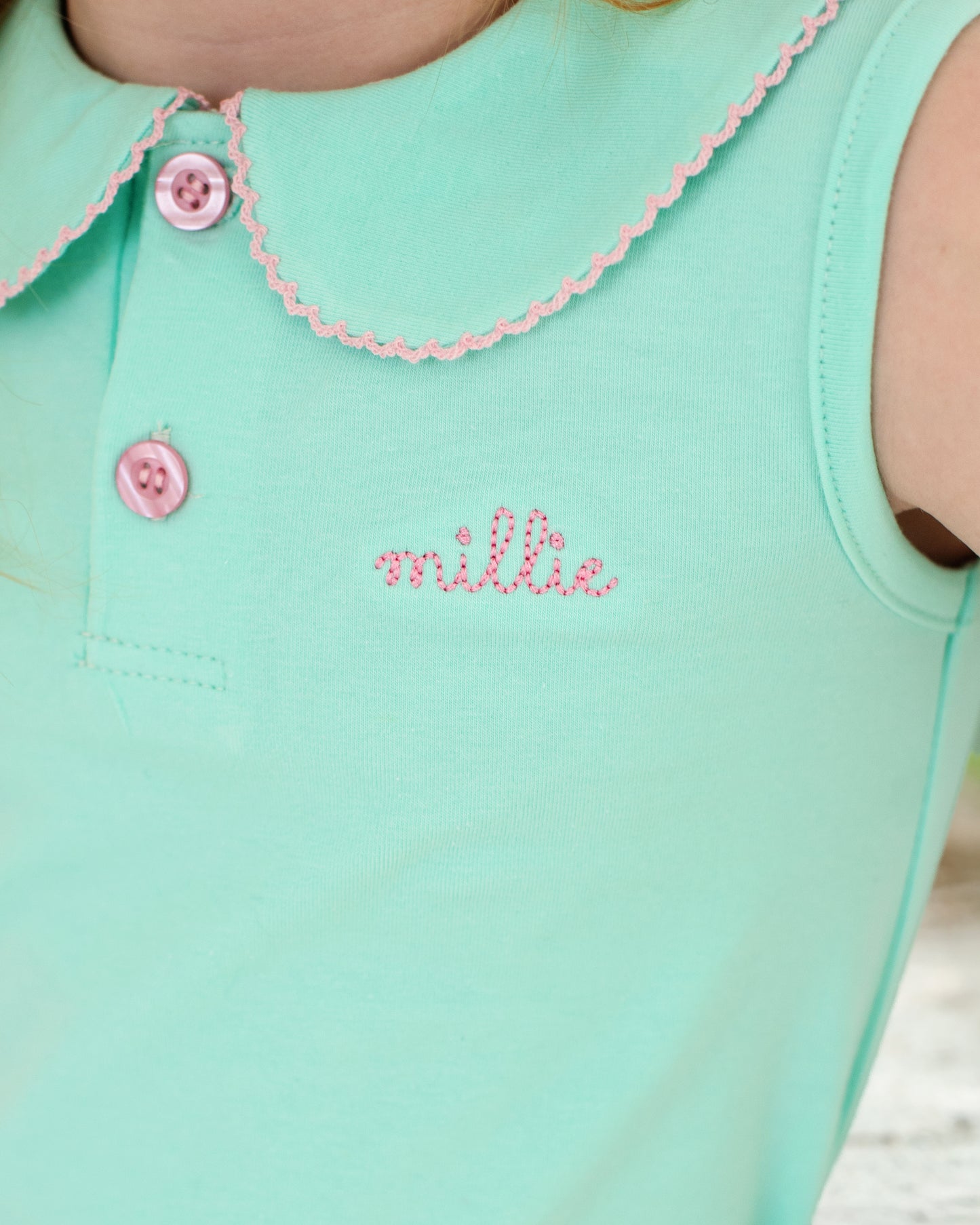 Pink And Mint Tennis Set