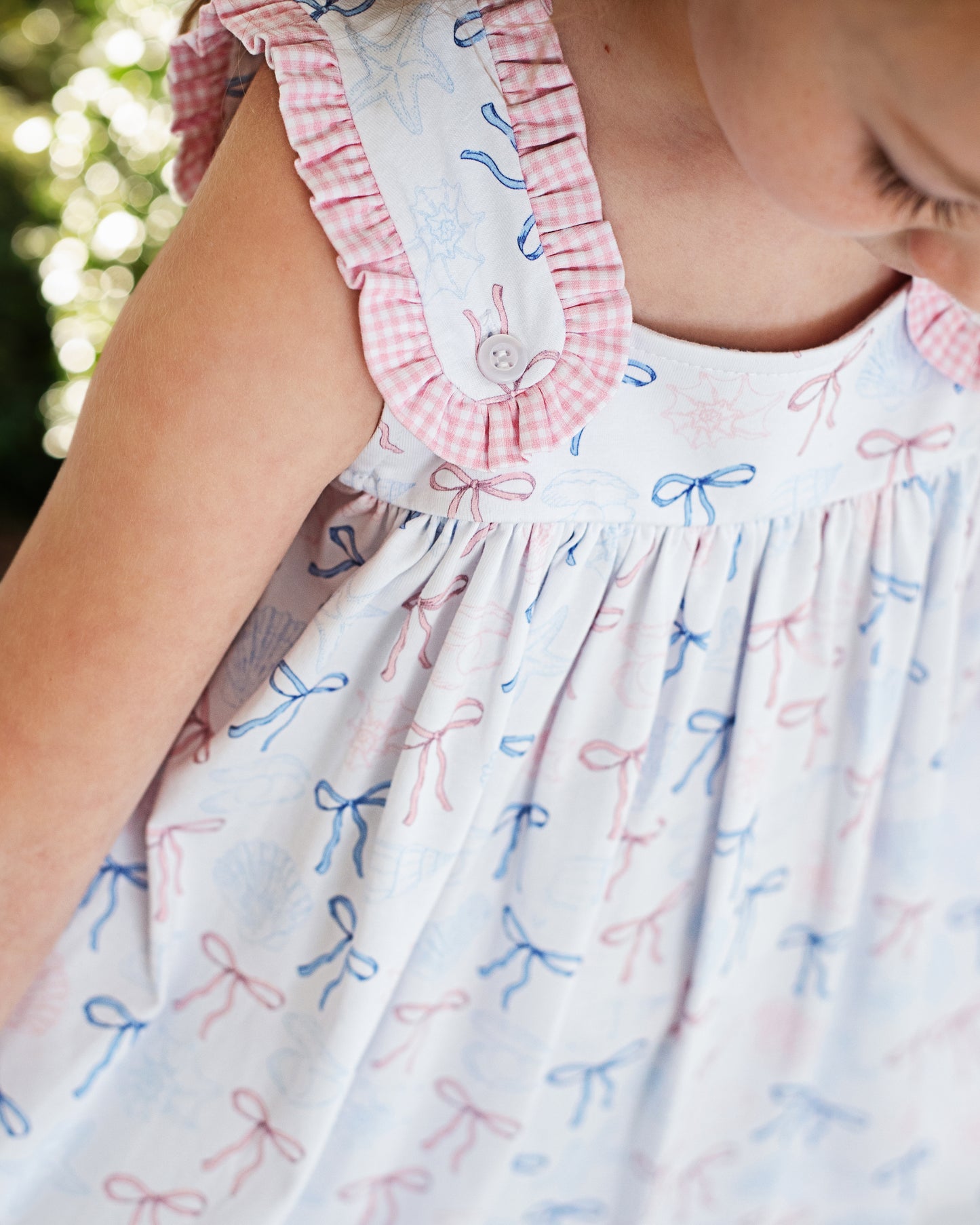 Bow And Sea Shell Knit Dress