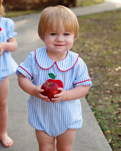 Blue Striped Apple Bubble