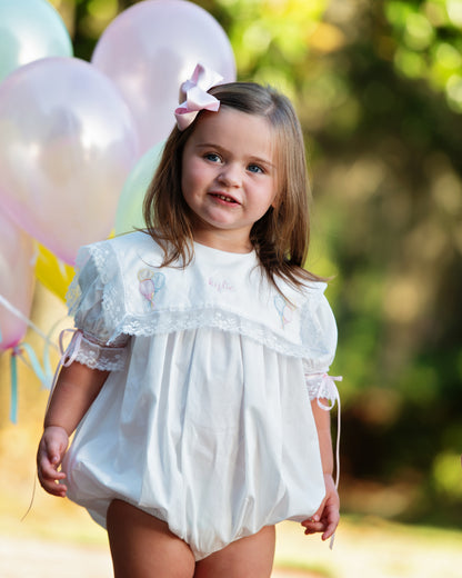 Pink Birthday Balloon Heirloom Bubble