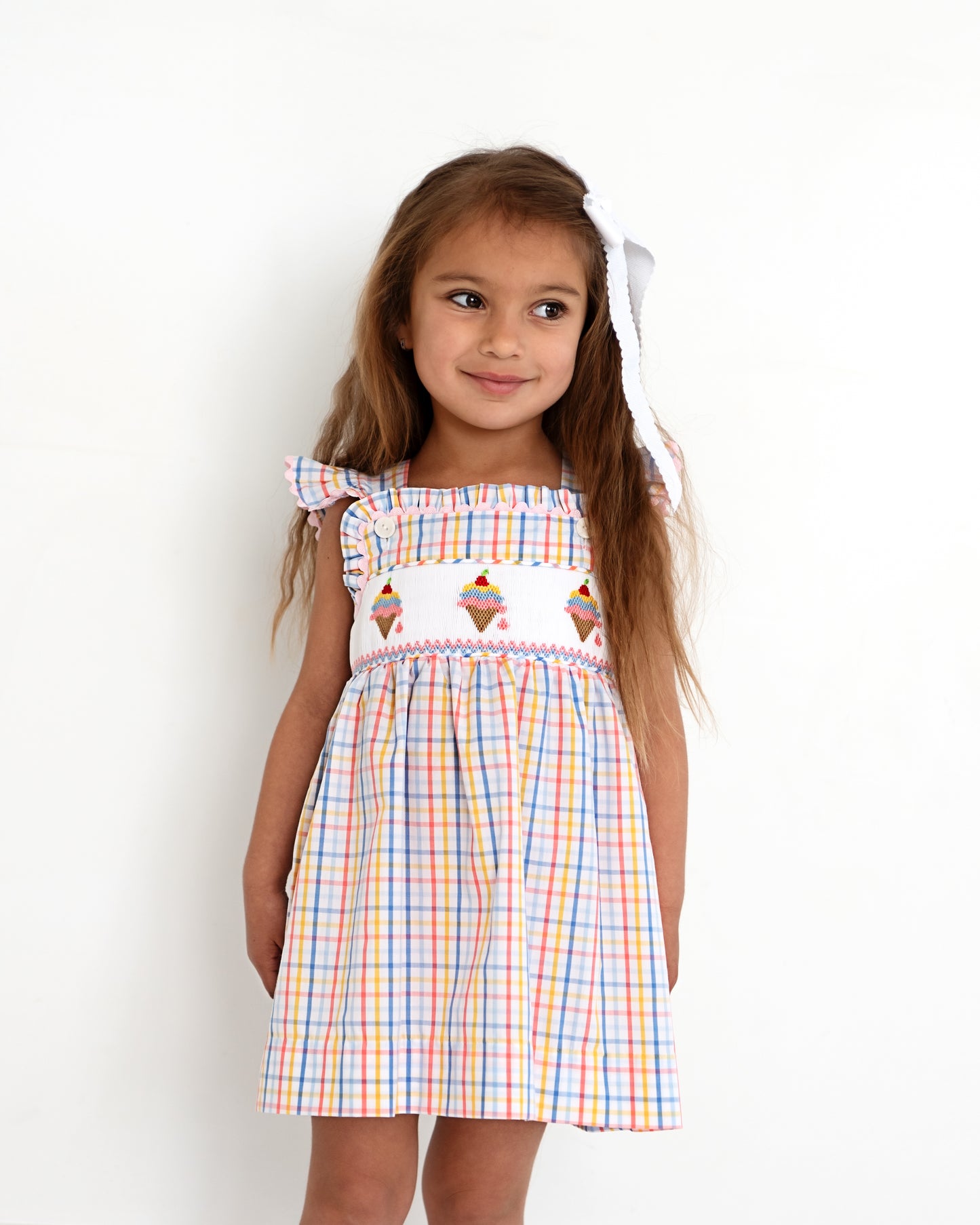 Smocked Ice Cream Dress