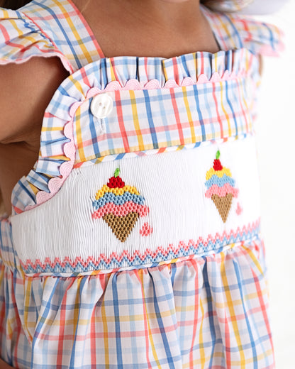 Smocked Ice Cream Dress