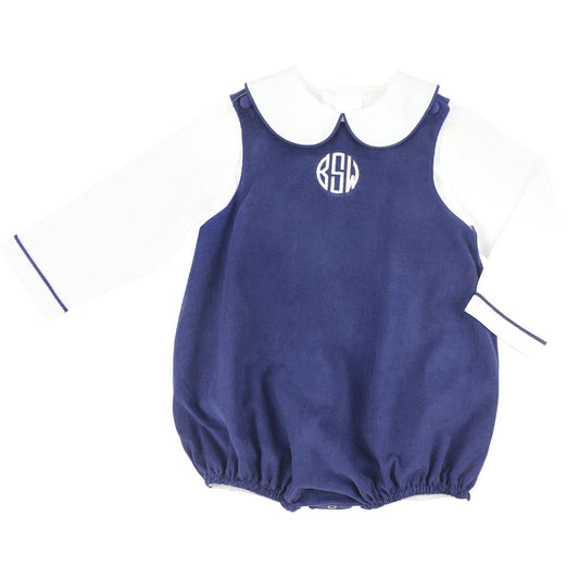 Navy Corduroy Bubble Set