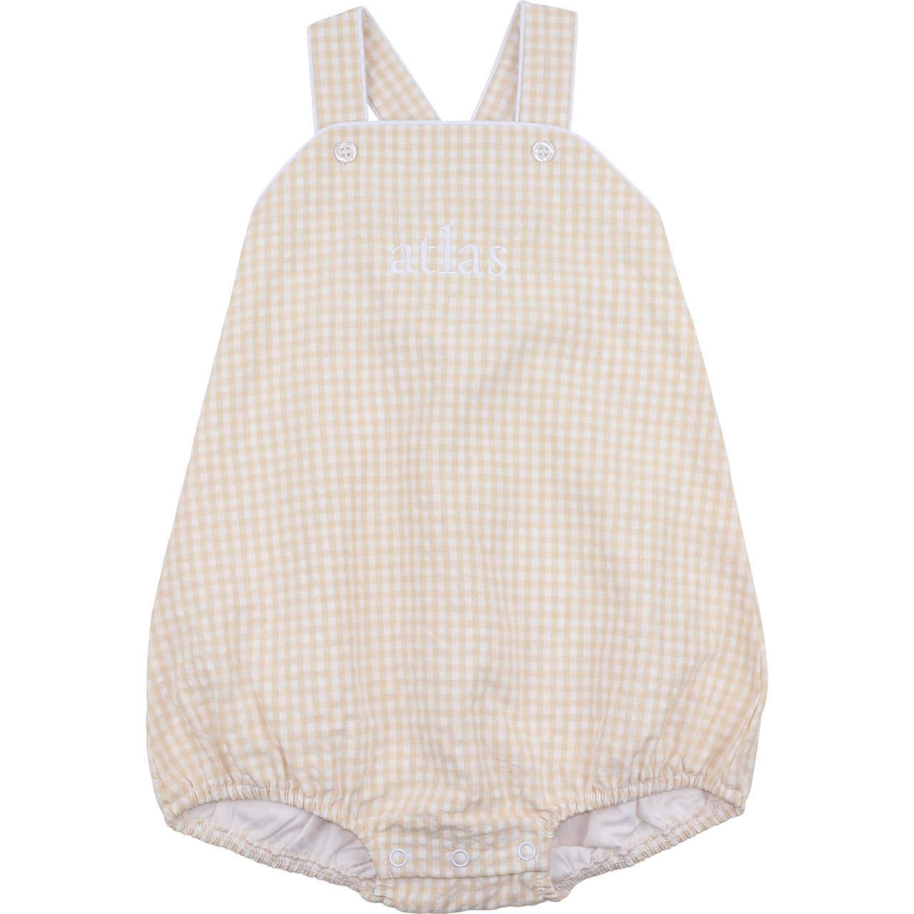 Khaki Seersucker Sun Bubble