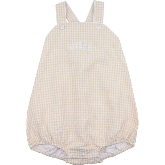 Khaki Seersucker Sun Bubble