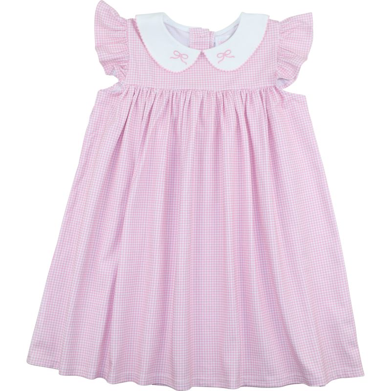 Knit Embroidered Bow Dress