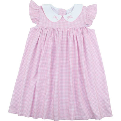 Knit Embroidered Bow Dress