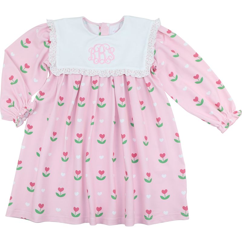 Knit Flower Heart Dress