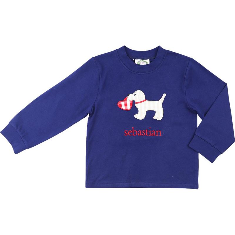 Knit Valentine Puppy Shirt
