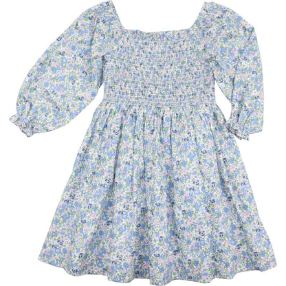 Liberty Floral Smocked Corduroy Dress