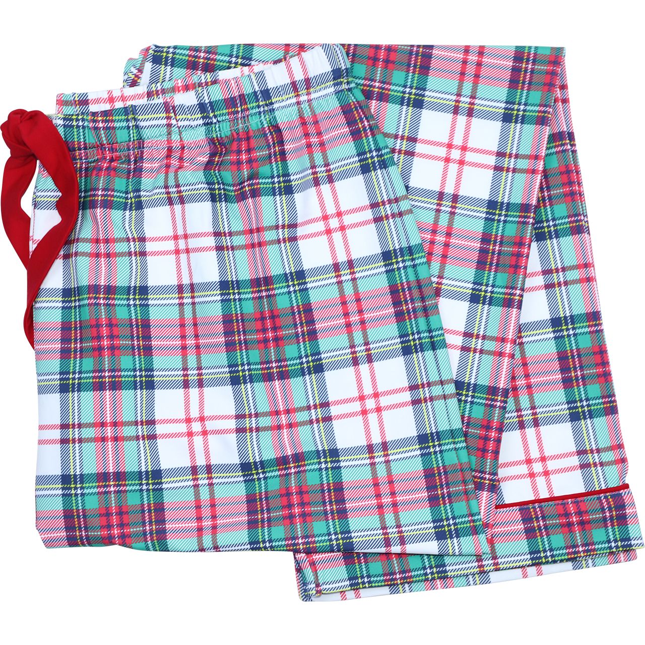 Men's Christmas Plaid Knit Pajama Pants