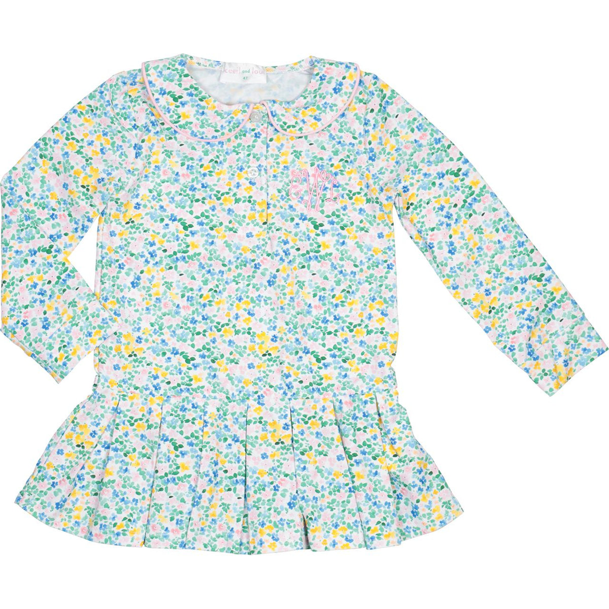 Mini Floral Lycra Tennis Dress