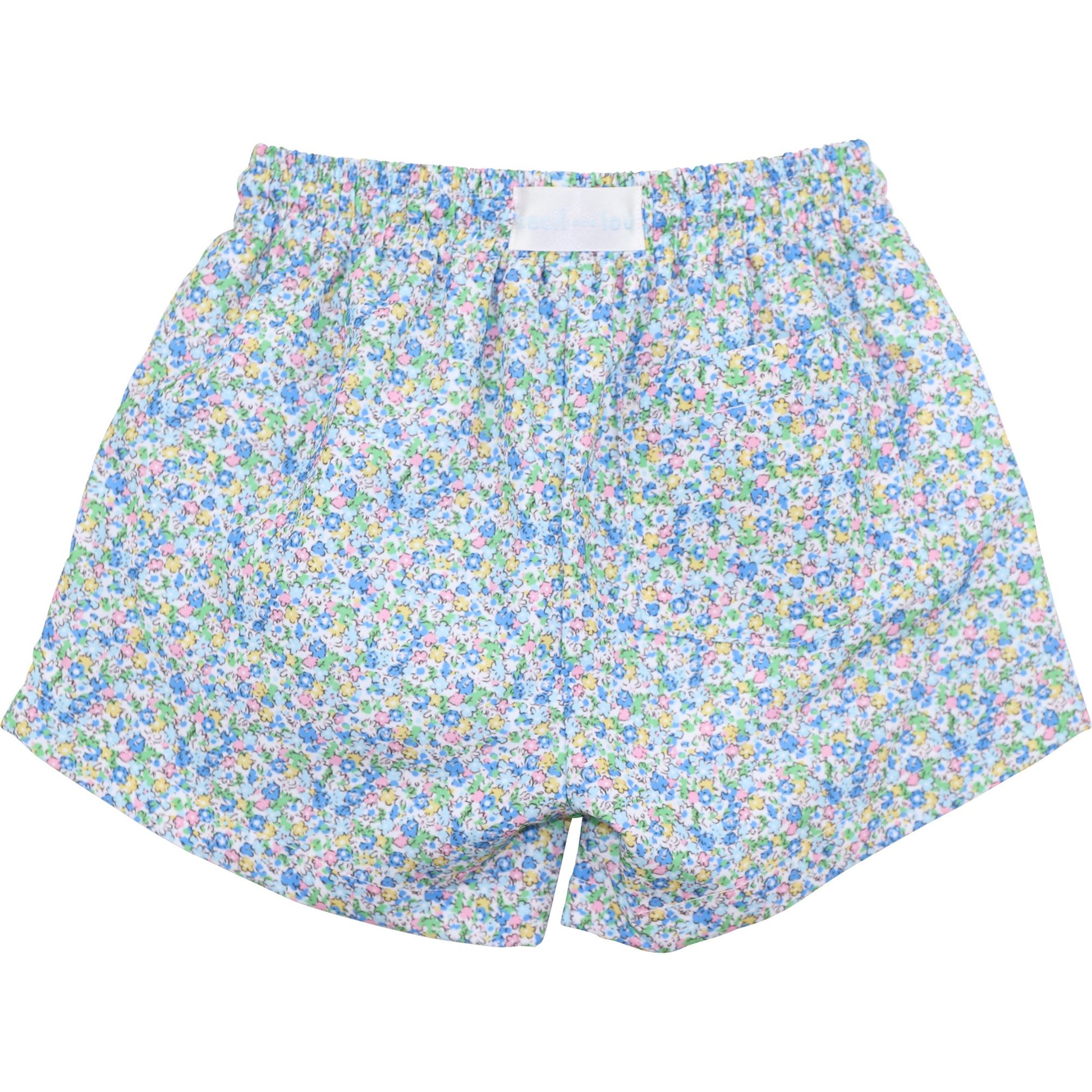 Mini Floral Print Swim Trunks