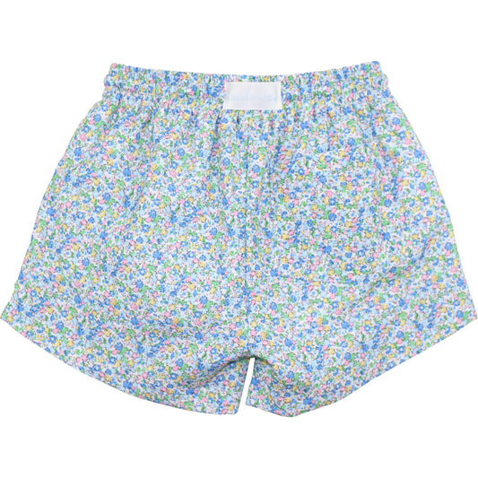 Mini Floral Print Swim Trunks