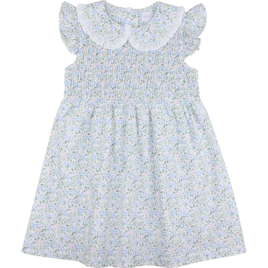Mini Floral Smocked Dress