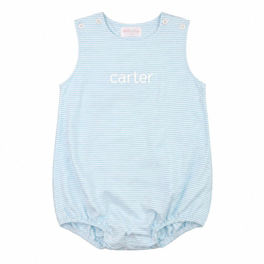 Mint Striped Knit Bubble1