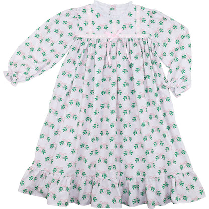 Mistletoe And Bow Night Gown