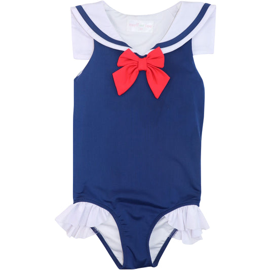 Navy And Red Sailor Swimsuit1
